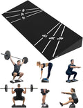 Squat Wedge Block 15° - Heel Elevated Slant Board for Squats, Knees over Toes & Weightlifting, 1000lb Capacity, Non-Slip One-Piece Design, Home Gym Accessory