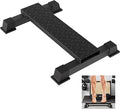 Calf Raise Block, Heavy-Duty Steel Calf Trainer, Multifunctional Standing Calf Workout Bar for Stretching, Squat, Foot Flexibility, Anti-Slip Solid Platform for Home Gym (Straight Board)