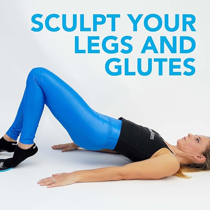 Natural Pilates Core Sliders - Dual Sided Sliders for Workouts on Carpet & Hardwood Floors, Exercise Sliders for Abs Legs and Butt, Ab disc Sliders for Workout, Core disc Sliders for Carpet
