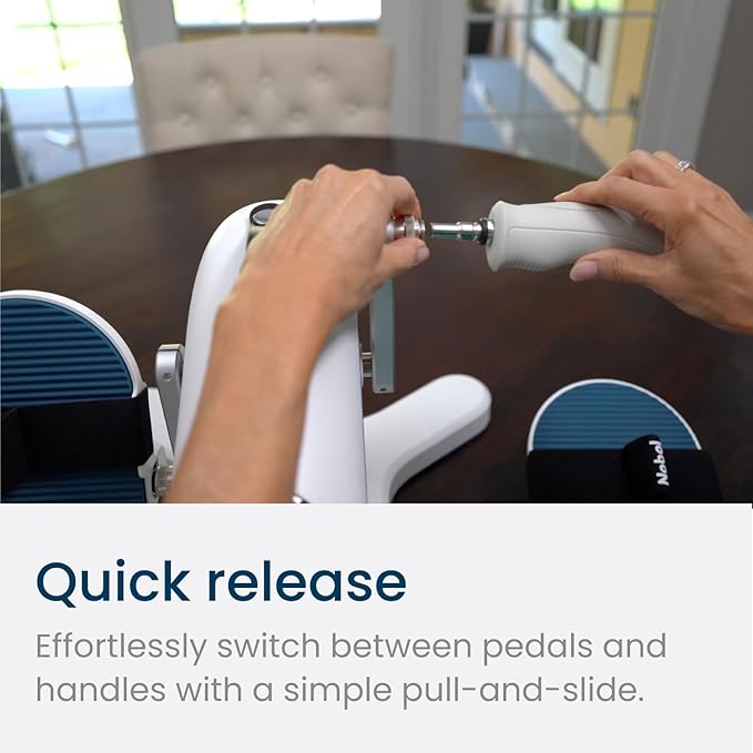 PhysioPedal® Arm & Leg Pedal Exerciser – Dual Mode Pedals with 8 Speeds & 8 Resistance Levels, LED Display & Magnetic Remote – Low-Impact Exercise for Joint Mobility, Circulation & Active Recovery