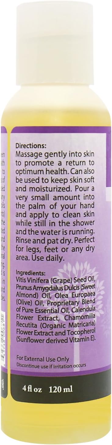 Plantlife Massage Oil 3-Pack - Absorbs Deeply into The Skin and is Circulated Throughout, Providing Optimum Benefit to The Mind and Body - Made in California 4 oz
