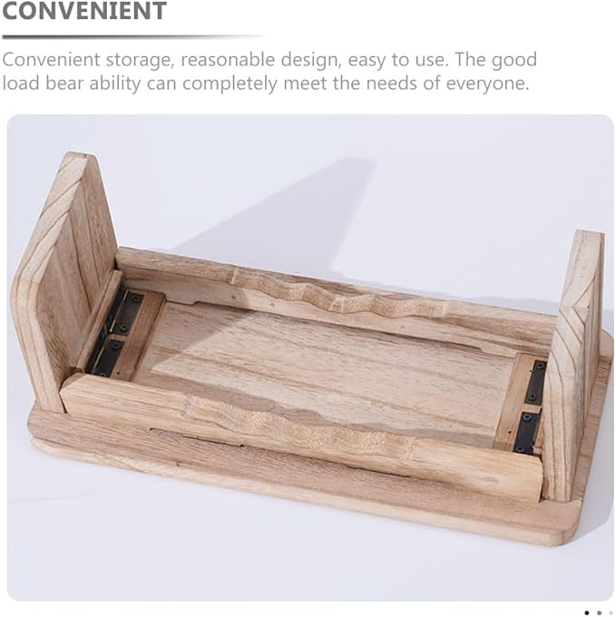 Meditation Kneel Sit Stool Wooden Meditation Bench for Home Temple Relaxation Non-Slip Design for Comfortable Sitting and Improved Circulation