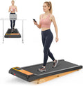 Walking Treadmill Pad with 0-5% Incline, 2.5HP Compact Under Desk Treadmill for Home Office, Quiet Small Walking Mat with App Sync, Remote Control, LED Display
