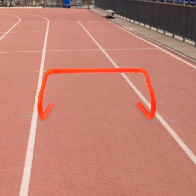 Orange PVC Football Training Hurdle with Detachable Structure for Speed and Power Improvement Lightweight Portable Sports Equipment for Speed and Core Exercises