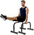 AmazeFan Parallettes Bars, High Steel Push Up Bar Strength Training For Handstands, Calisthenics Bars & Dip Bars, Calisthenic, Push Up Stands Handle for Floor Workouts Calisthenics Equipment ﻿