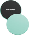 BetterMe Pilates Sliders – Dual-Sided Exercise Sliders for Core Training – Compact Workout Gliders for Home Fitness, Abs & Full Body Workouts