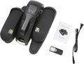 Elliptical Machine, ABS Under Desk Elliptical Machine with Stand Up to 55.12 LBS, LCD Display Monitor Motorized Elliptical Trainer Have Touch Screen and Remote Control for Home, Gym, Office.
