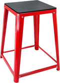 Plyometric Jump Box Set,12/18/24/30 Inch Anti-slip Jump Box Exercise,Red Plyo Box, Fiteness Step Up Box for Workout, Steel Up Box Jumps for Home Gym Training