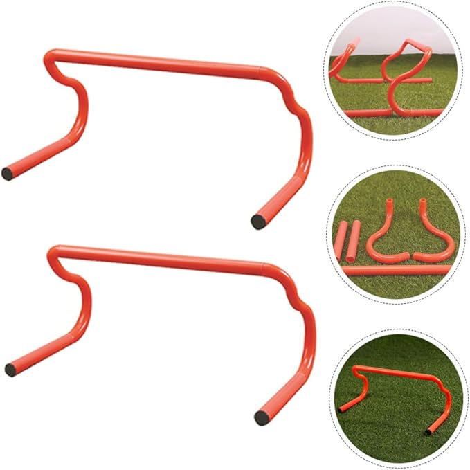 SUPVOX 3pcs Detachable Speed Hurdles Set for Agility Training Lightweight and Portable Hurdles for Soccer Baseball and Athletic Practice Indoor and Outdoor Sports Equipment