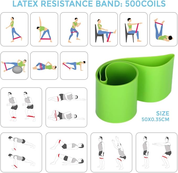Yoga Sets for Women Pilates At Home Equipment Pilates Magic Ring oty Bands for Working Out Glutes Yoga Ball 25cm Figu 8 sistance Band Yoga Bands for Sttching