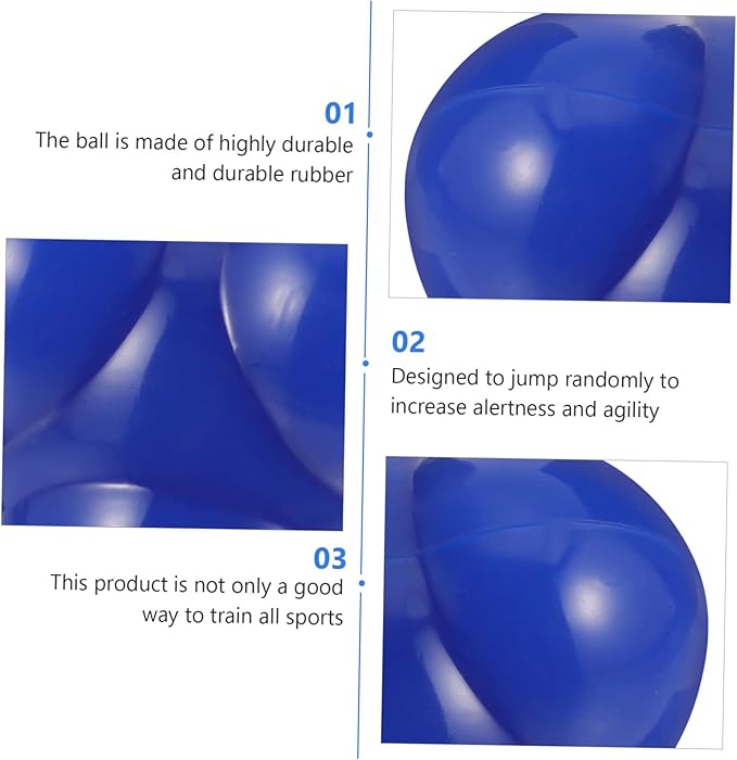 Large Hexagonal Reaction Ball Fitness Agile Training Equipment for Hand Eye Coordination and Speed for Goalkeeper and Athlete Agility Workouts at Home