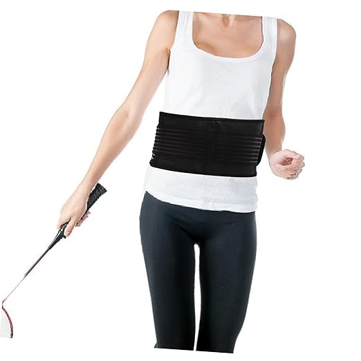 NOLITOY 3pcs Elastic Lumbar Support Magnetic Waist Belt Back Brace Self-heating Support Belt for Men Women Size Xl Double Pull Straps