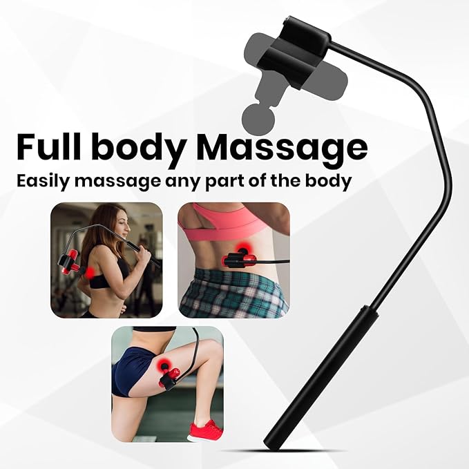 Massage Gun Holder for Back, Compatible with Most Super Mini Massage Guns, for Hard to Reach Areas (Works with Cute X1)