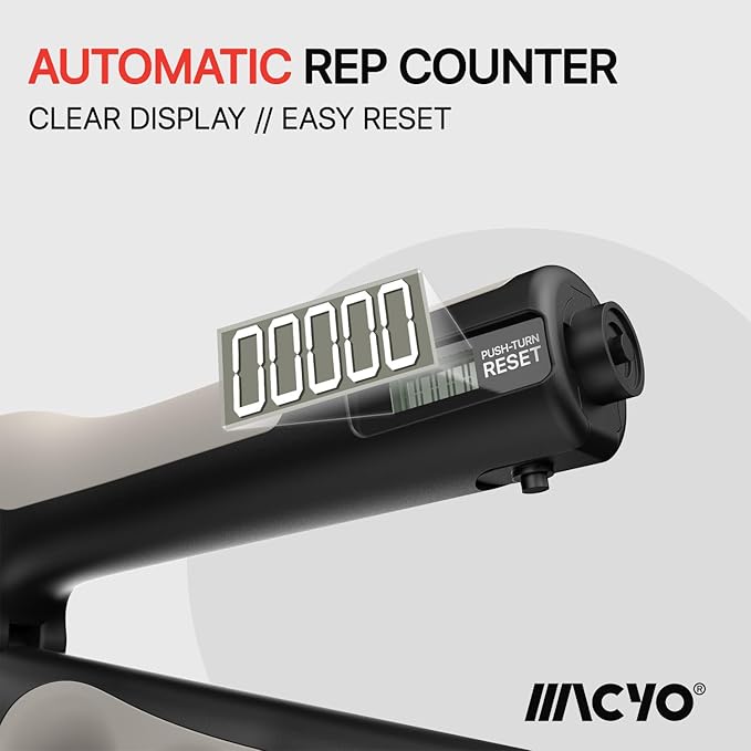 MACYO Grip Strength Trainer with Wider Handles - Adjustable Hand Grip Strengthener 11-220Lbs(5-100KG) for Large Hands, Automatic Counter & Ergonomic Design, Comfortable Forearm Workout for Athletes, Injury Recovery