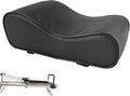 Pilates Head Cushion, Pilate Head and Neck Support Pillow, Black PU Leather Cushion for Pilates Reformer Accessories, Assist Headrest Neck Reformers Support for Home Gym Sports