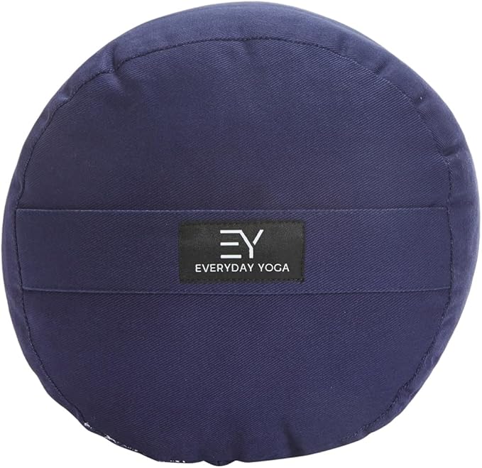 Everyday Yoga Premium Bolster, Soft & Supportive Meditation Pillow with Carry Handle, Lightweight Cushion for Restorative Yoga & Relaxation (Multi-Color)