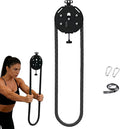 Suspension Endless Rope Pulley System,330 lbs Weight Capacity，Endless Rope Trainer,Adjustable Resistance Trainer Machine,for Interval Resistance Training