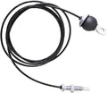 pistro Gym Replacement Cable Steel Wire Rope 6mm Thick Strength Training Cord Pulley System Attachment for Workout Fitness Equipment- 1M