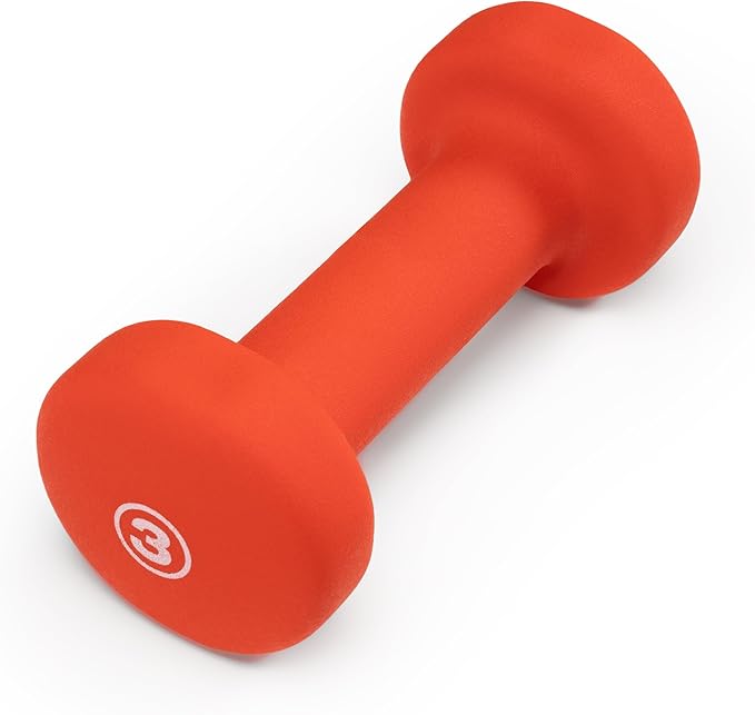 Marcy Colored Neoprene Dumbbell Hand Weights, Exercise Free Weights for Home Gym - Sold in Singles