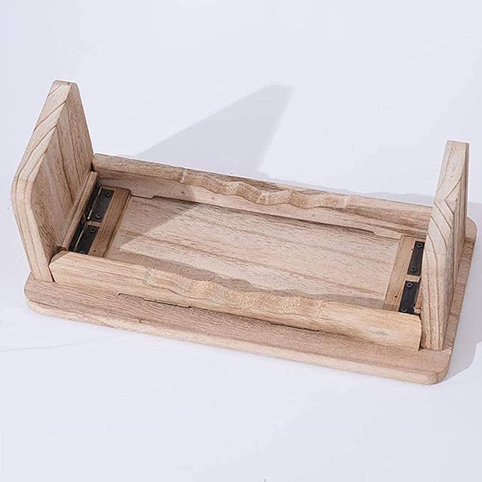 Portable Kneeling Meditation Bench with Foldable Legs, Perfect Kneeling Stool Ergonomic Solid Wood Yoga Bench for Extended Practice