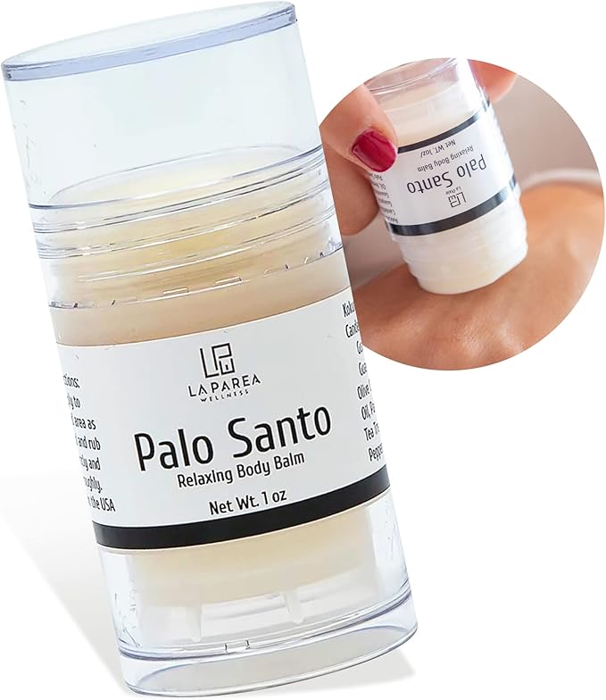 Palo Santo Muscle Butter, Soothe Muscle Aches, by La Parea Wellness