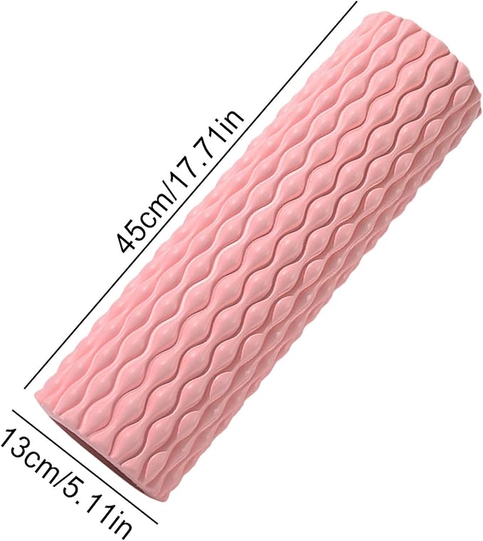 Sports Foam Roller -15inch Tissue Massager, Yoga Muscle Roller | Deep Tissue Massage Fitness Foam Rollers, Foam Muscle Water Drop Roller, Column Indoor Home Muscle Relaxation Foam Roller Fitness Yoga