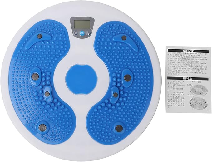 Rotating Balance Board with Magnetic Twisting Disc for Waist, Ankle and Body Exercise, Aerobic Fitness Training Equipment