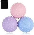 WOVTE Massage Lacrosse Ball Set for Sore Muscles, Shoulders, Neck, Back, Foot, Body, Deep Tissue, Trigger Point, Muscle Knots, Yoga and Myofascial Release