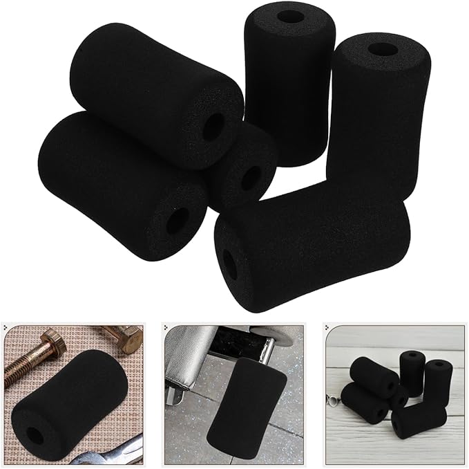 Foam Fitness Equipment 6Pcs Universal Sit-up Bench Foot Foam Pads for Ankle and Leg Protection Adjustable Exercise Equipment Pads for Home Gym Workouts