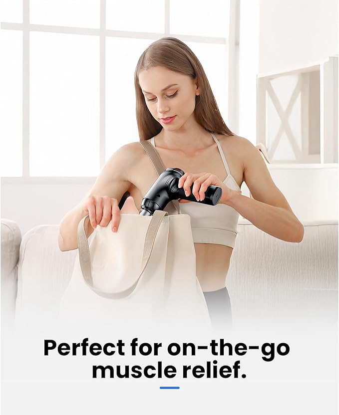BOB AND BRAD T2 Max Massage Gun Deep Tissue with Metal Head, Professional Muscle Massager, HSA Portable Percussion Electric Massager Gun for Athletes for Home Gym Pain Relief FSA Eligible