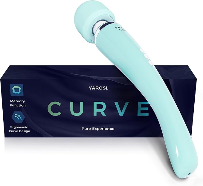 Yarosi Cordless Curve Therapeutic Device - 8 Powerful Speeds and 20 Patterns - for Muscle Aches and Sports Recovery - Rechargeable - Travel Friendly - Green