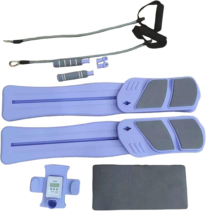 Colaxi Pilates Reformer Board Abdominal Board Exercise for Home Multi Purpose Workout Equipment for Women Training Portable
