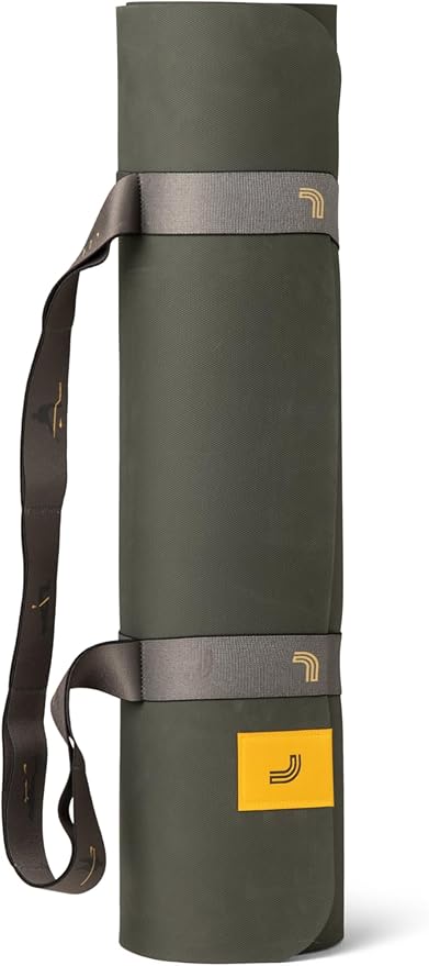 Lolë Pose Yoga Mat with Strap Carrier | Non-Slip Textured 5mm Thick Workout Mat | Ideal for Hot Yoga & Pilates | Lightweight & Sweat Resistant