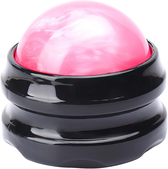 WOVTE Massage Ball, Lacrosse Balls, Self Massage Tool for Sore Muscles, Shoulders, Neck, Back, Foot, Body, Deep Tissue, Trigger Point, Muscle Knots, Yoga and Myofascial Release (Pink)