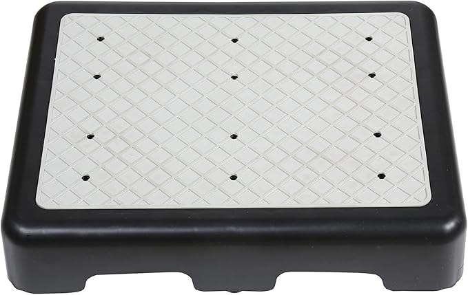 SUPPORT PLUS Riser Step Stool - 3 1/2"H Safety Half Step Platform, Indoor Outdoor Assistive Devices for Elderly