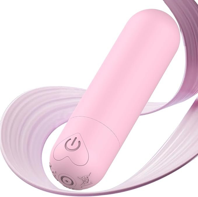Mini Handheld Electric Back Massager Waterproof Quite Massager, Portable Massager for Back Neck Shoulder Body,Pink
