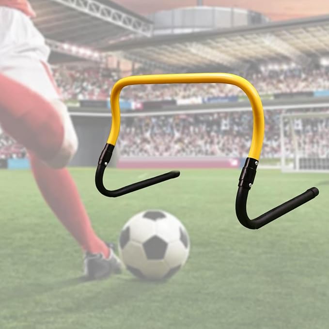 Agility Training Hurdle Speed Training Hurdle Portable Lightweight Obstacle Adjustable Jumping Bar for Running Jumping Soccer