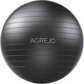 Yoga Ball, Exercise Ball for Working Out, Anti-Burst and Slip Resistant for Physical Therapy, Birthing, Stretching, Flexible Seating, Home Gym, with Pump (L: 23-26ines/58-65cm)