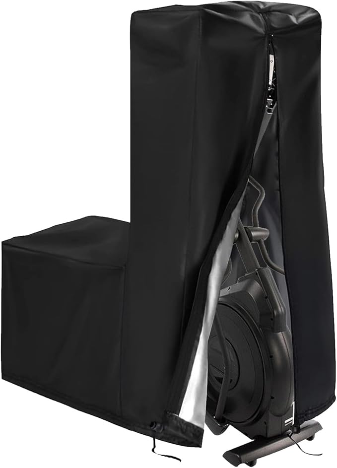 Elliptical Cover 420D Oxford Fabric Gym Dust Cover 55'' x 25'' x 65'' Elliptical Cover Home Elliptical Exercise Machine Cover