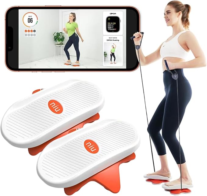Ab Twister Board for Exercise Waist Twisting Disc with handle,Core Twister Exercise Board in Workout Home Gym Noiseless Balance Board Home Gym Exercise Equipment