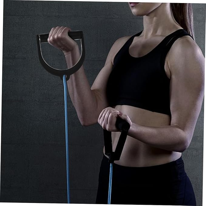 2pcs Workout Handles Ergonomic Cable Attachments for Strength Training Equipment Fitness Handles for and Home Gym Use