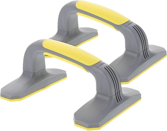 2pcs Pushup Bars with Grip Handles, Plastic Strength Training Pushup Stands for Home Workout, Portable Fitness Equipment for Floor Exercise and Bodybuilding Training
