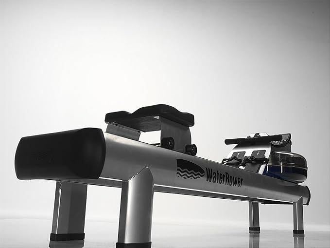 WaterRower M1 Rowing Machine with S4 BLE Monitor | USA Made Water Rower | Original Handcrafted Erg Row Machine for Home Use & Gym