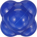 Hexagonal Silicone Reaction Ball Agile Training Fitness Ball 68mm Large Blue for Speed and Agility Sports Exercise Home Workout