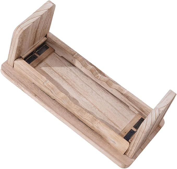 GALPADA Meditation Bench Zen Stool Kneel Sit Stool Wooden Floor Seat for Home Office