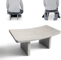 Ungloo Meditation Bench | Wide & Tall Sturdy Stable Cross Legged & Kneeling Stool | Easy on HIPS and Knees | Prayer Bench | Lightweight Sustainable Bamboo Stool