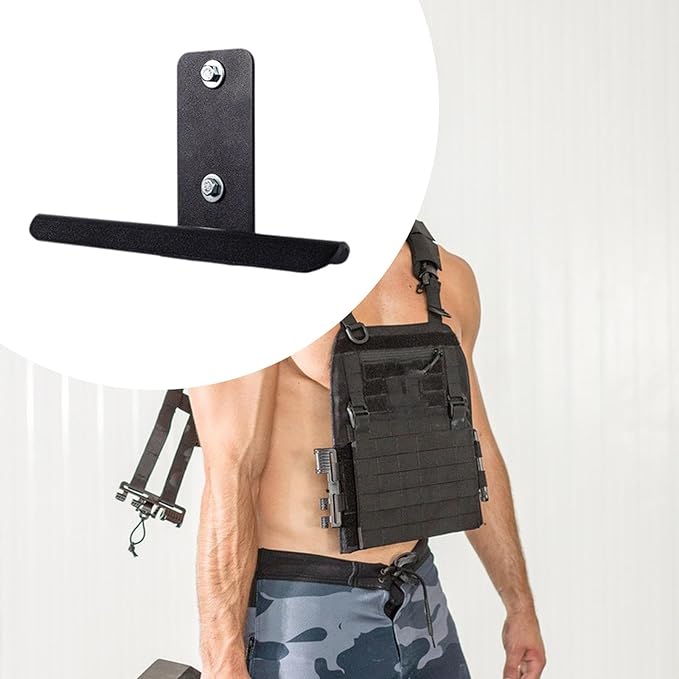 Wall Mount Weight Vest Hanger Gym Storage Rack Heavy Duty Sturdy Carbon Steel Garages Accessories Simple Wall Mount Bracket