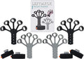 Grip Strength Trainer,Gripster, 4 Pcs Hand Gripper Strengthener, 8-Gear Strength Adjustment, Used to Exercise Finger Strength, Flexibility and Physical Recovery of Hands.