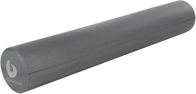 Balanced Body Softie Roller, Soft Foam Roller, Muscle-Release Roller, Muscle Roller for Post-Pilates Workout or Physical Therapy, Stretching Tool, Light Gray