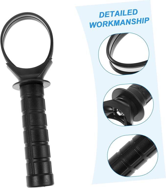 Milisten Gyro Wrist Ball Handle Bracket Replacement Grip for Wrist Training Gyroscope Exerciser 9.05 Inch Ergonomic Hand Strengthener